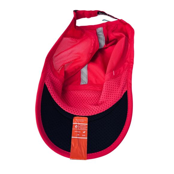 NWT Vintage Women Nike Dri Fit 7 Panel Running Hat Pink Swoosh Daybreak Tailwind - Picture 5 of 10